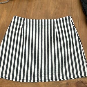 Striped Mini Skirt